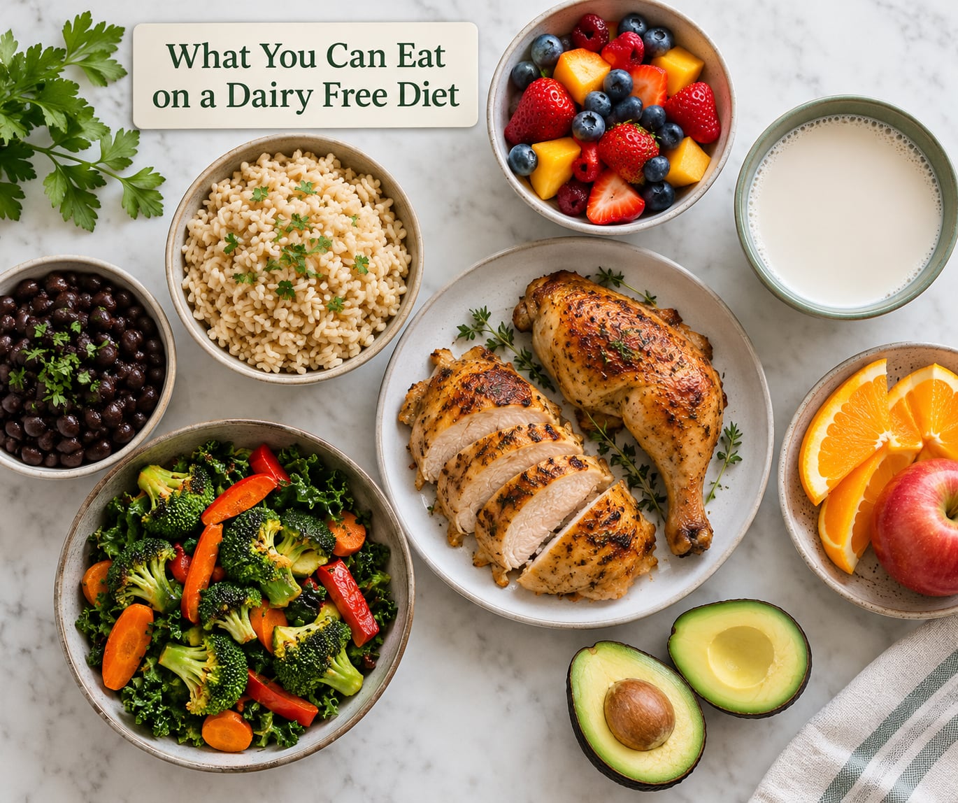 What You Can Eat on a Dairy Free Diet