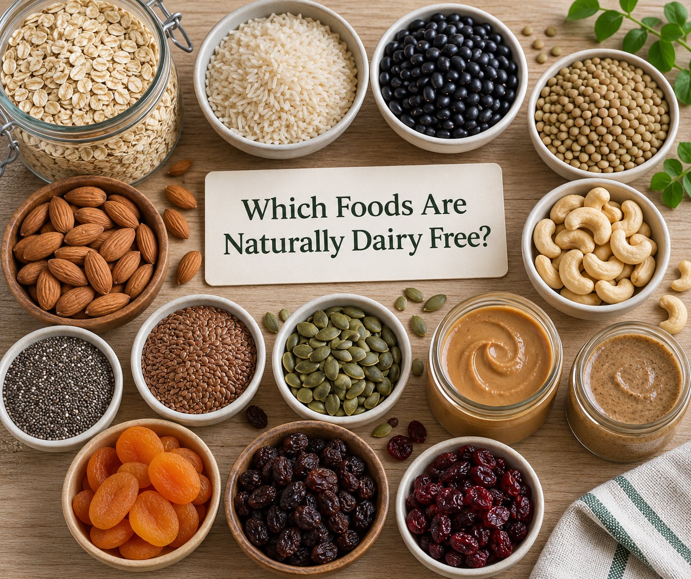 Which Foods Are Naturally Dairy Free?