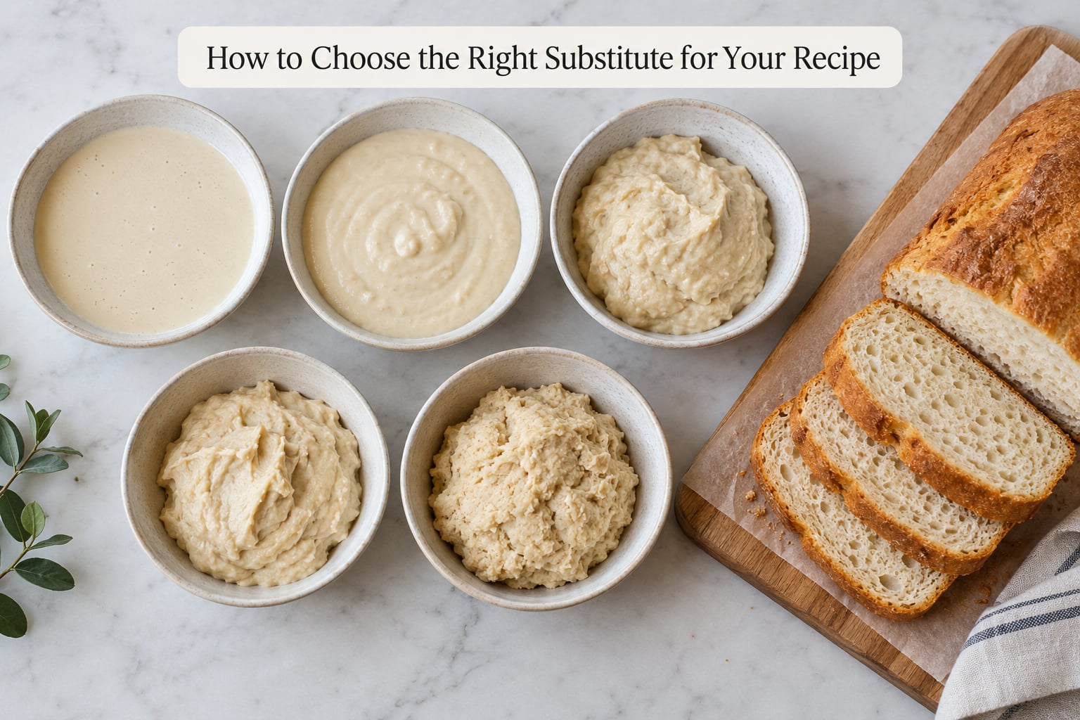 How to Choose the Right Substitute for Your Recipe